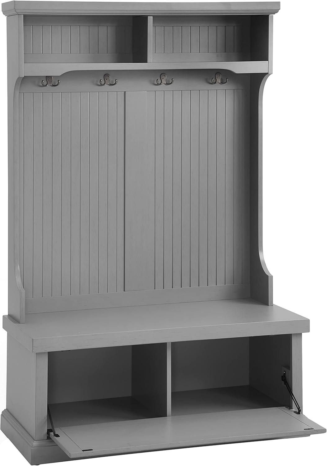 Seaside Hall Tree 40'' Wide with Bench and Shoe Storage