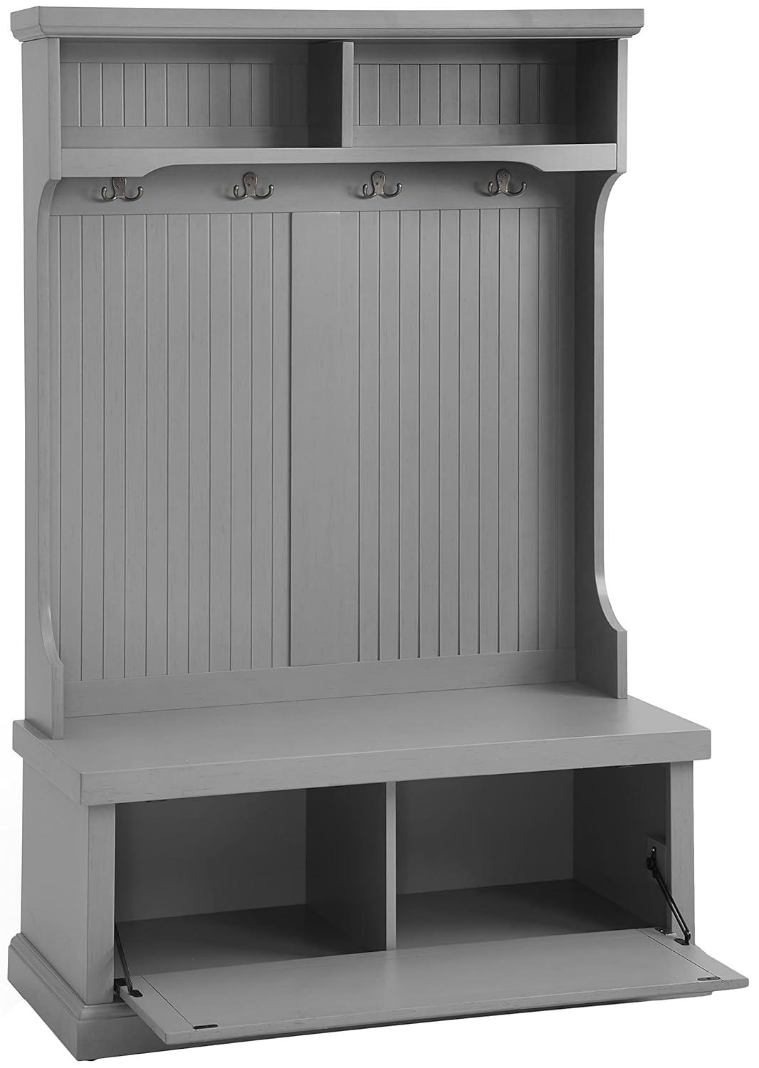 Seaside Hall Tree 40'' Wide with Bench and Shoe Storage