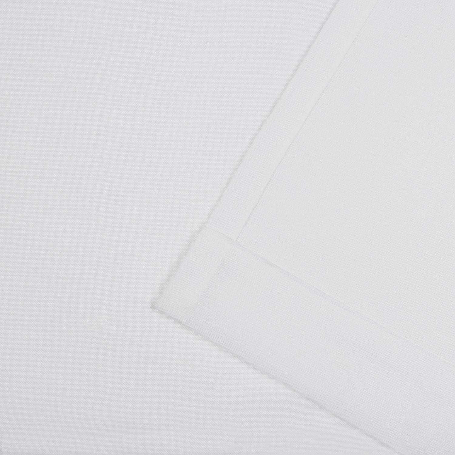 Nicole Miller Faux Linen Slub Textured Hidden Tab/Rod Pocket Top Light Filtering Curtain Panel Pair, 54"x96", Winter