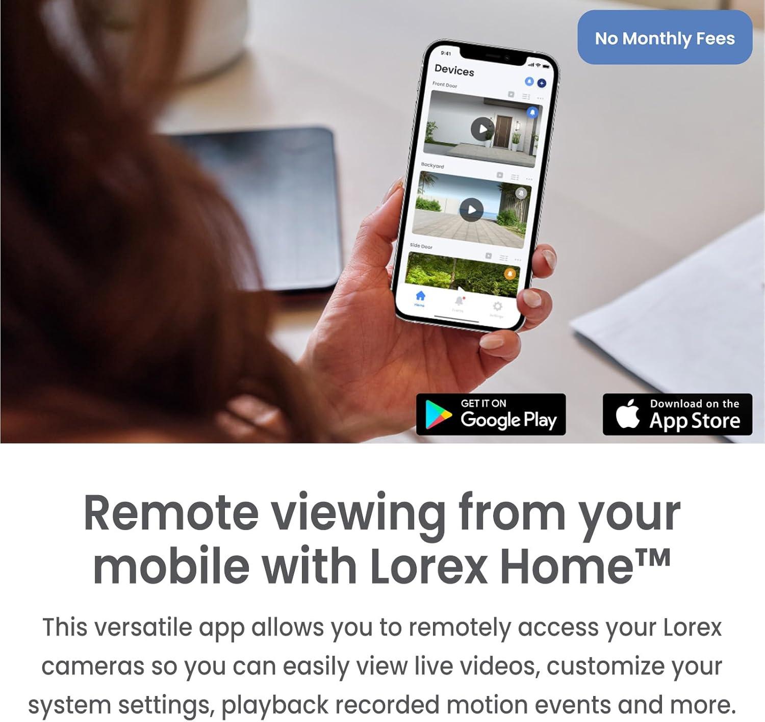 Lorex 1080p 8-channel 1TB Wired DVR System D24281B-2NA4-E