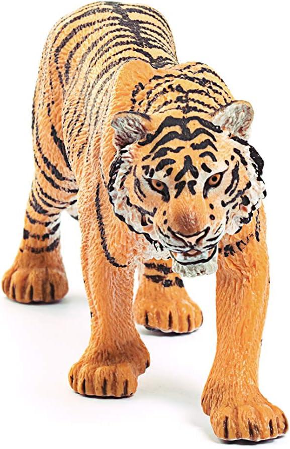 14729 Tiger Figurine, Orange & Black