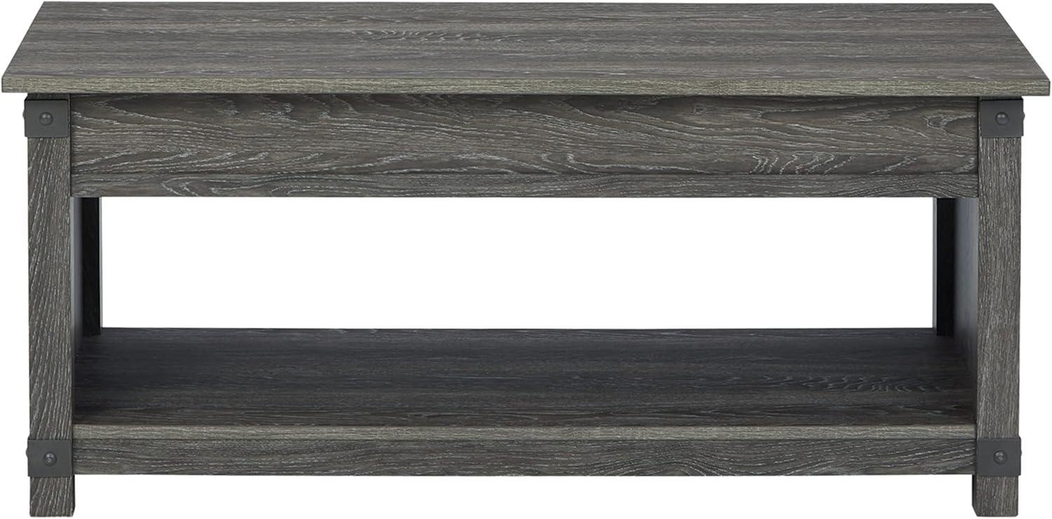 Signature Design by Ashley Casual Freedan Lift-Top Coffee Table  Grayish Brown