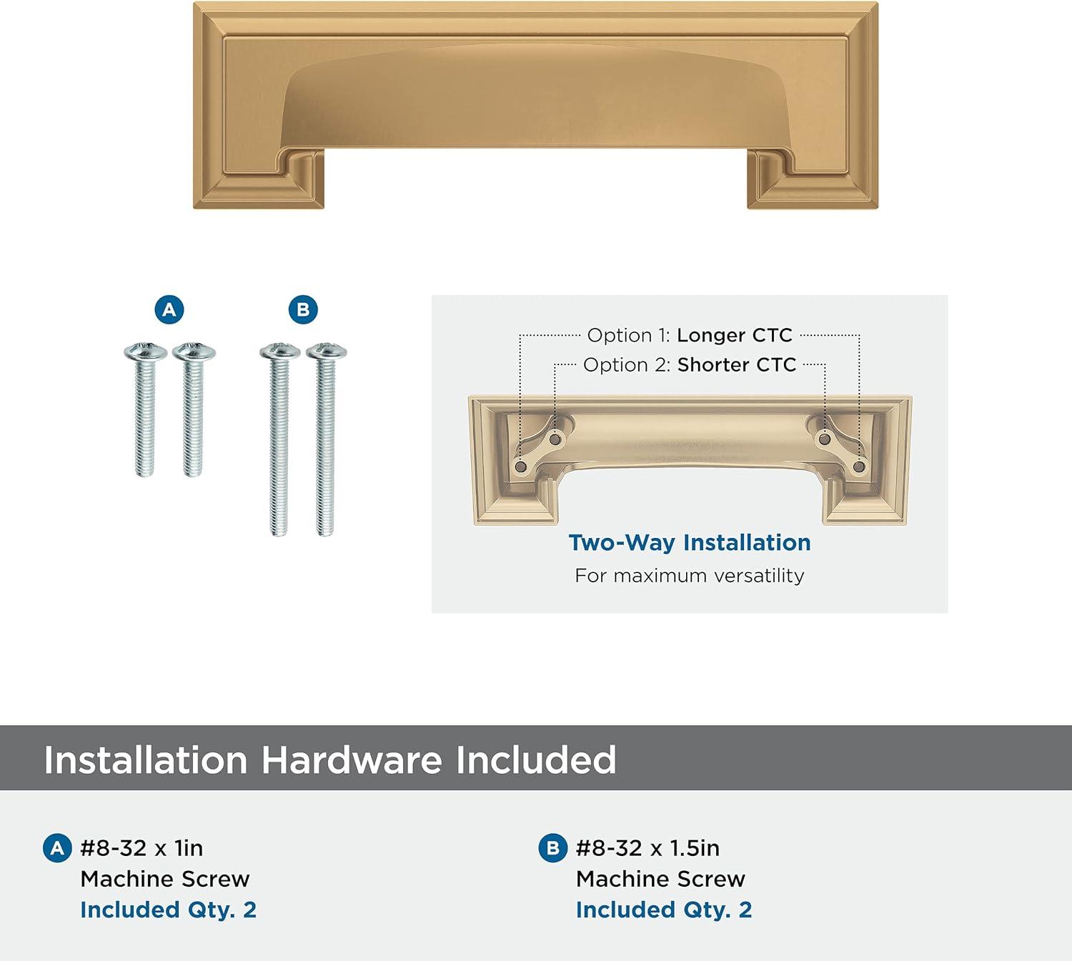 Amerock Appoint Cabinet or Furniture Cup Pull