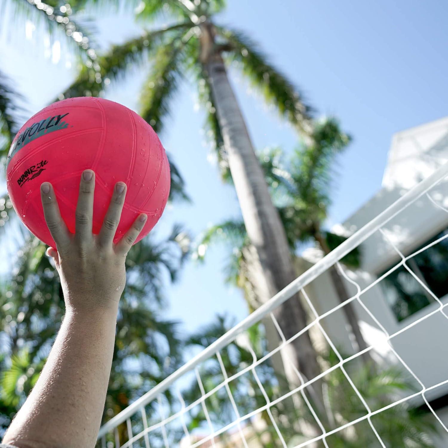 Dunn-Rite AquaVolly Pool Volleyball Set (Net & Ball)