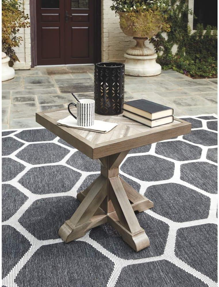 Signature Design by Ashley Casual Beachcroft End Table  Beige