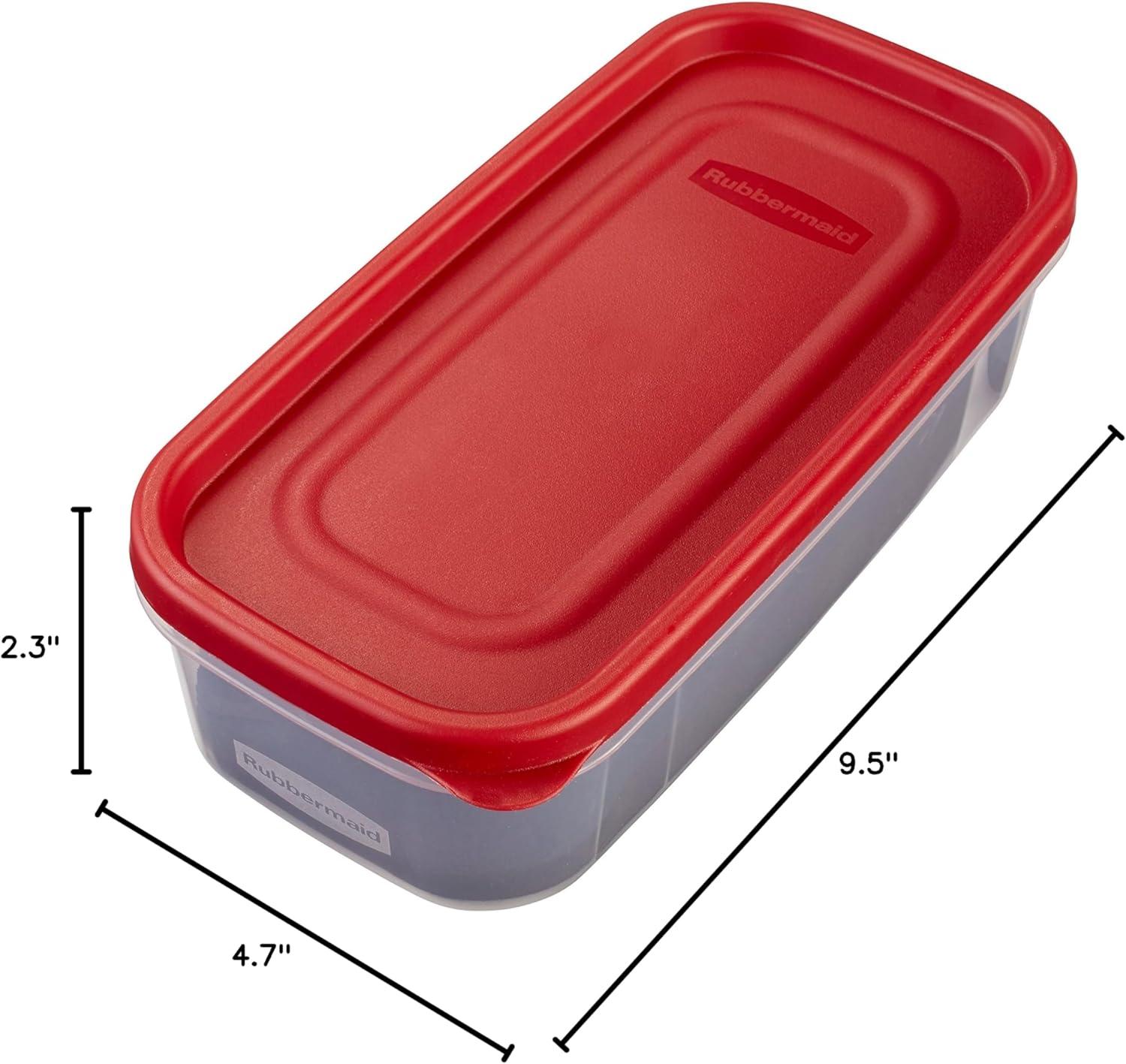 Rubbermaid Modular Food Storage Canister 5C, Red