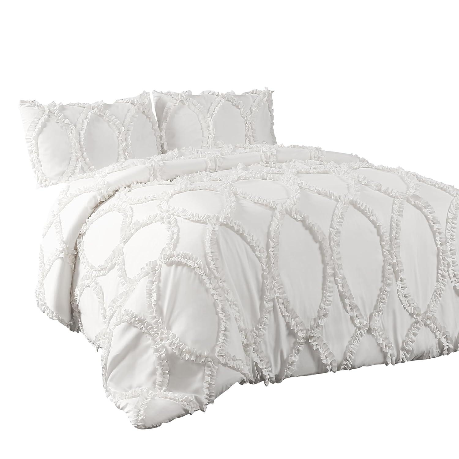 Reyna Microfiber Traditional 3 Piece Comforter Set