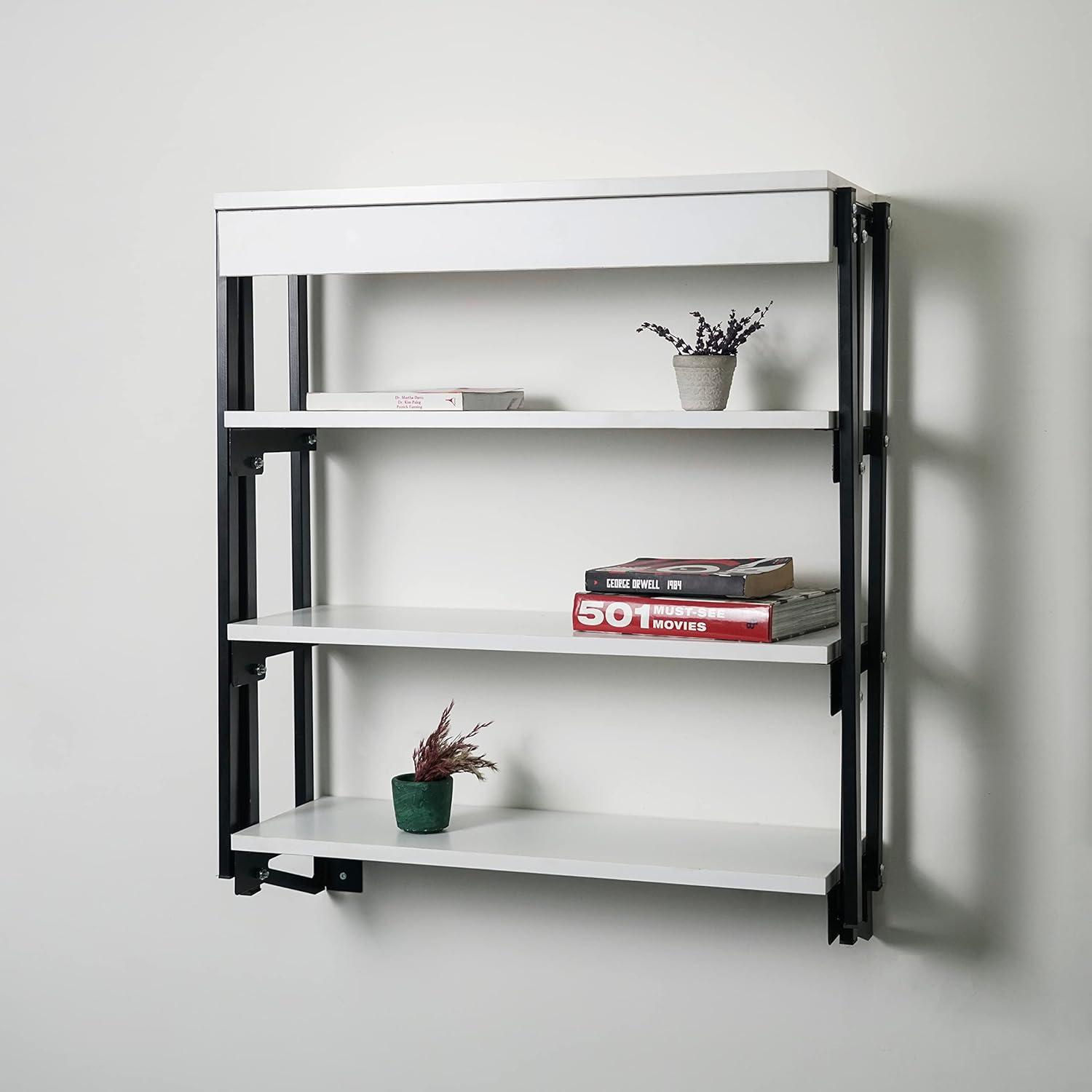 Murphy Folding Table and Wall Shelf