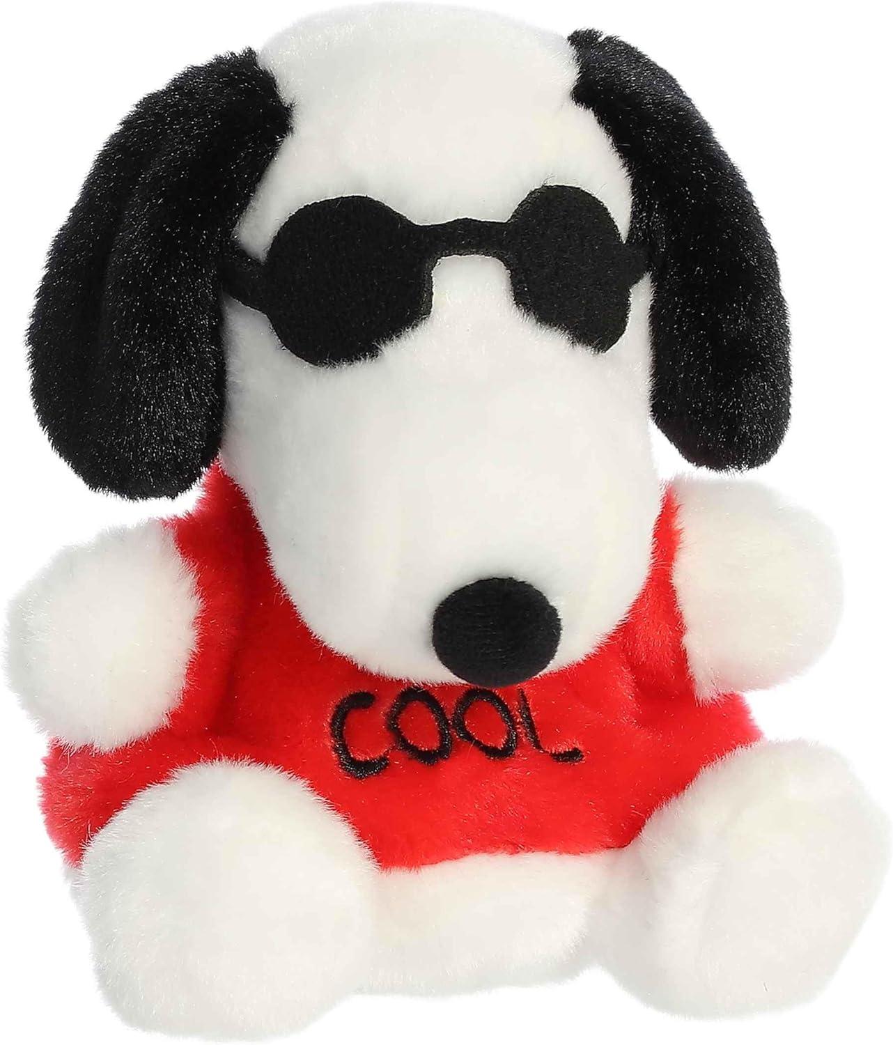 Aurora Mini Palm Pals Joe Cool Peanuts Timeless Stuffed Animal White 5"