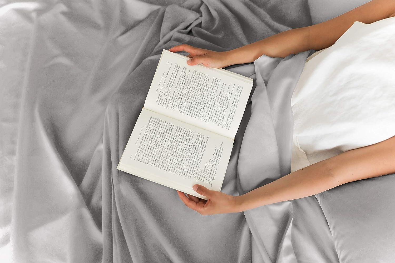CGK Linens 6 Piece Soft & Cooling Solid Sheet Set - Wrinkle Free Luxury Bed Sheets