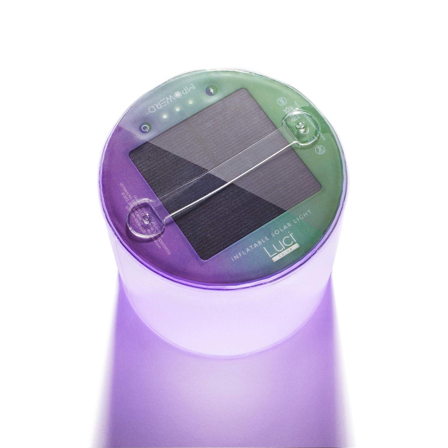 MPOWERD MPOWERD Luci Lux Solar Inflatable Rechargeable LED Lantern, 5", Waterproof, Shatterproof