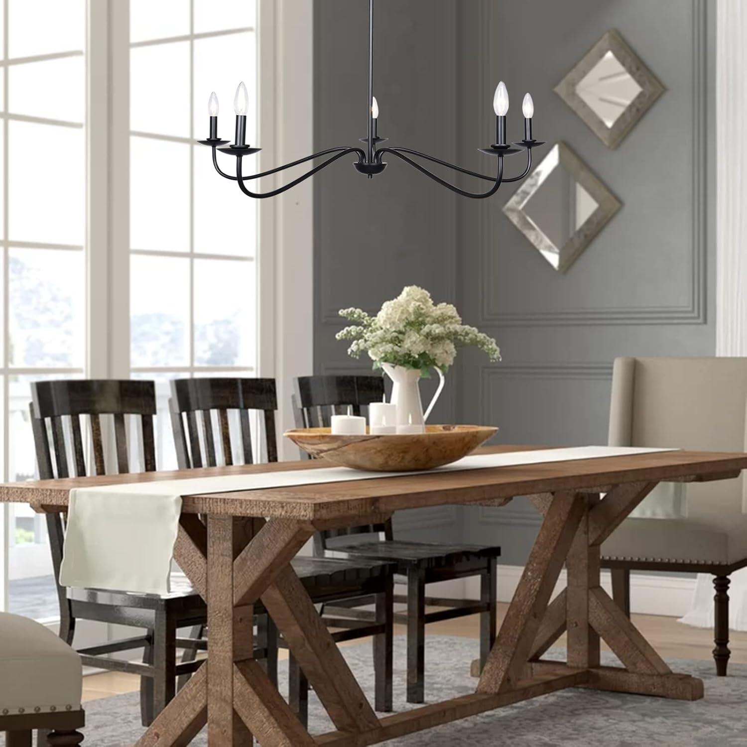 Grimbly 5 - Light Dimmable Classic / Traditional Chandelier