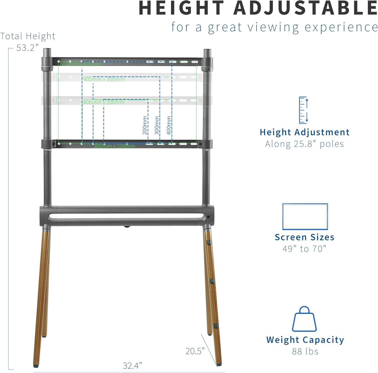 Easel Studio TV Stand with RGB Light