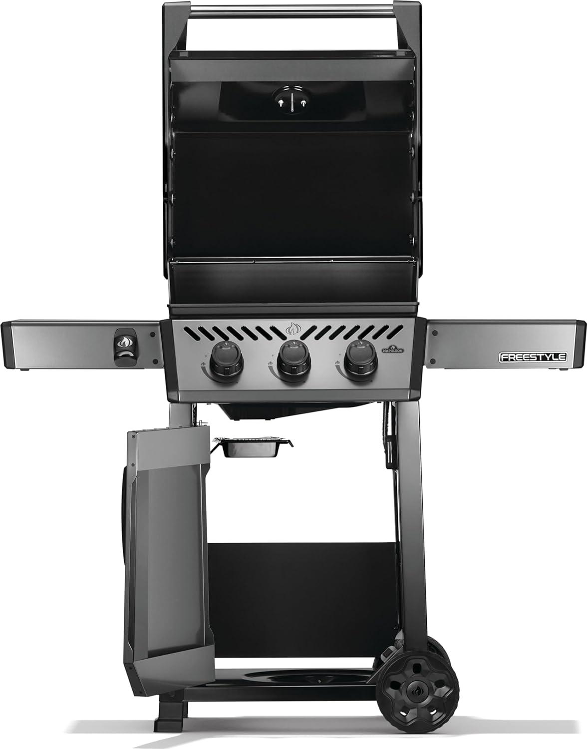 Napoleon 3 - Burner Free Standing 33000 BTU Gas Grill with Cabinet