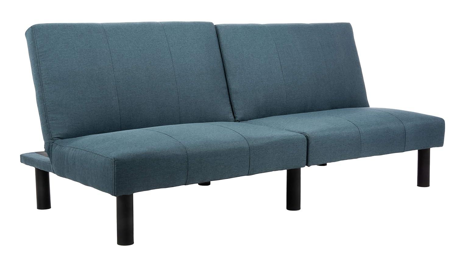 Astoria Foldable Futon Bed - LVS2003 - Navy/Black - Safavieh