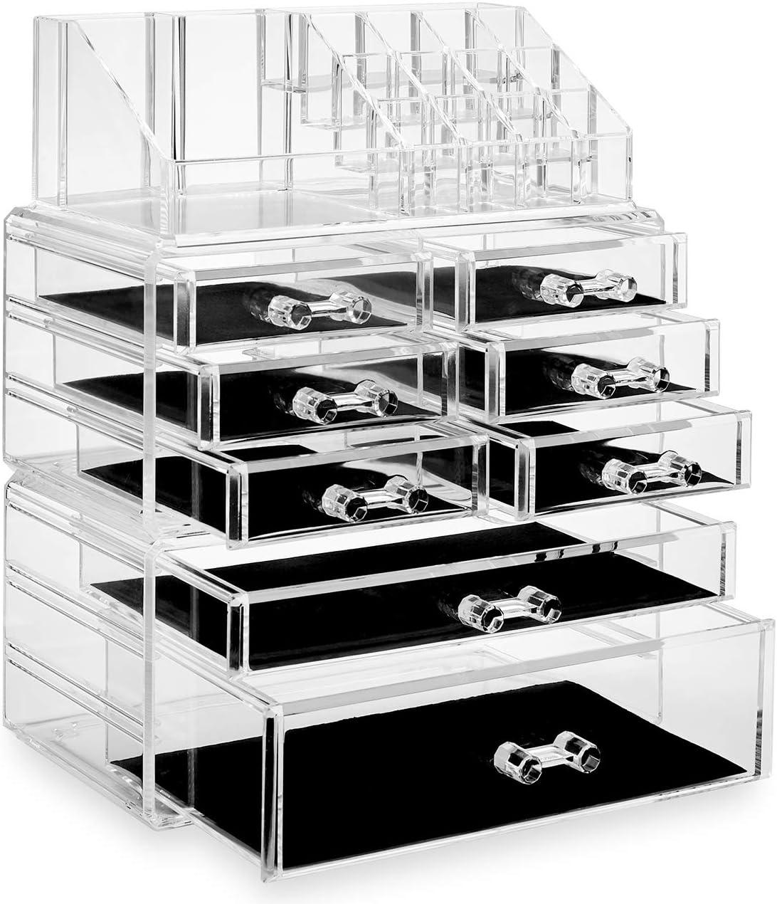 Acrylic 16 Compartment Makeup Organizer