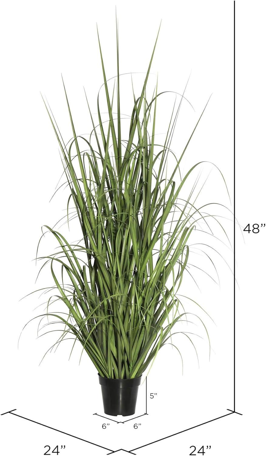 Vickerman 48" Artificial Green Potted Ryegrass.