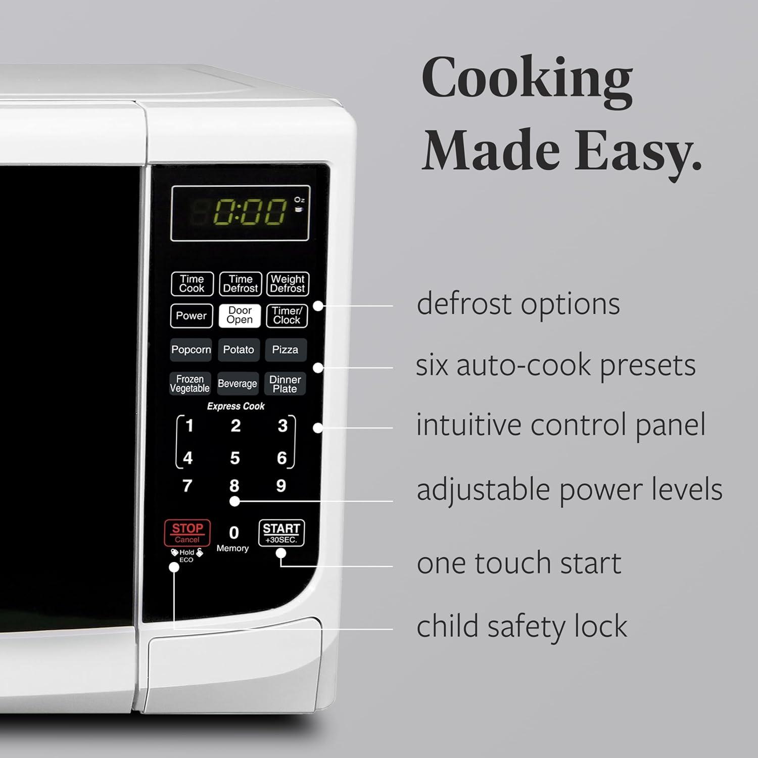 Farberware Farberware Countertop Microwave .7 Cu. Ft. 700-Watt Compact Microwave Oven FMO07ABTWHA