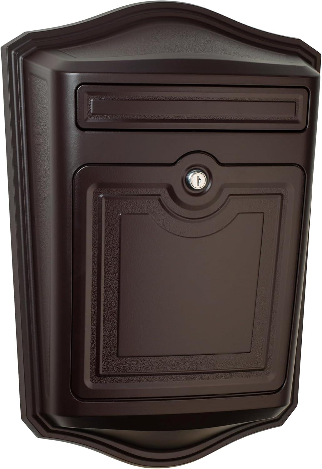 Architectural Mailboxes 2540RZ-10 Mailson Lockable Wall Mount Mailbox, Oil Rubbed Bronze