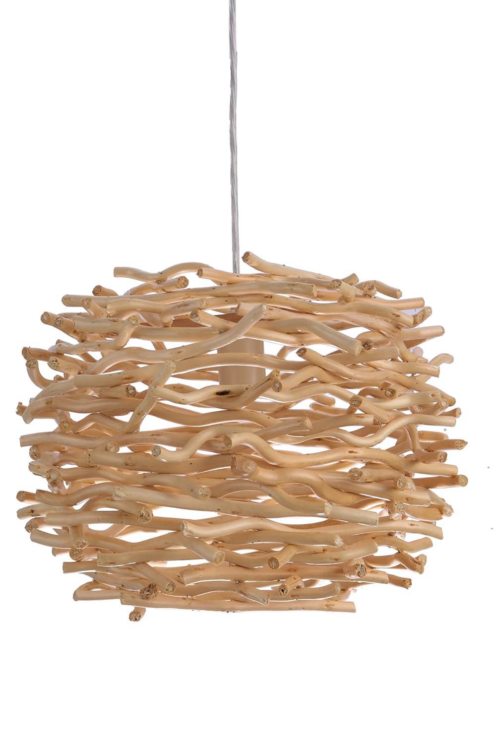 Craftmade 1 - Light Natural/Black Geometric Pendant