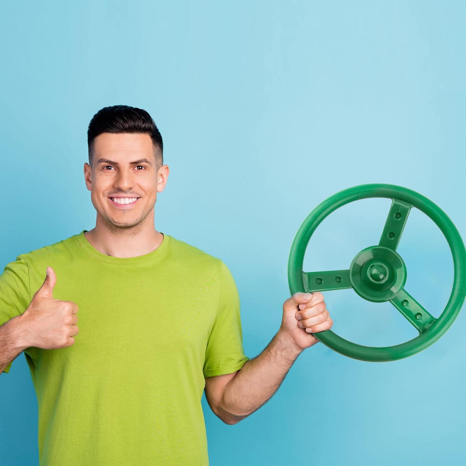 Gorilla Playsets Steering Wheel Swing Set Accessory - Green