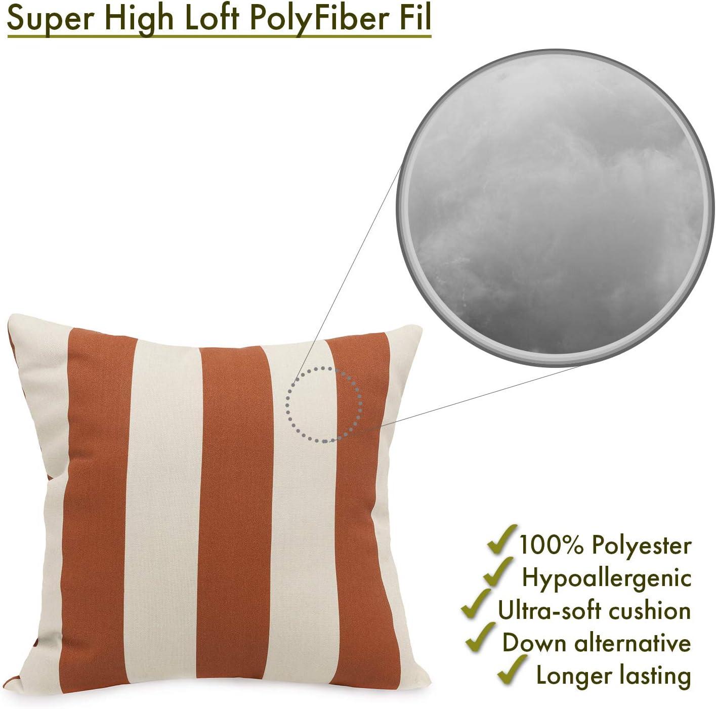 Majestic Home Goods Indoor/Outdoor Reversible Throw Pillow