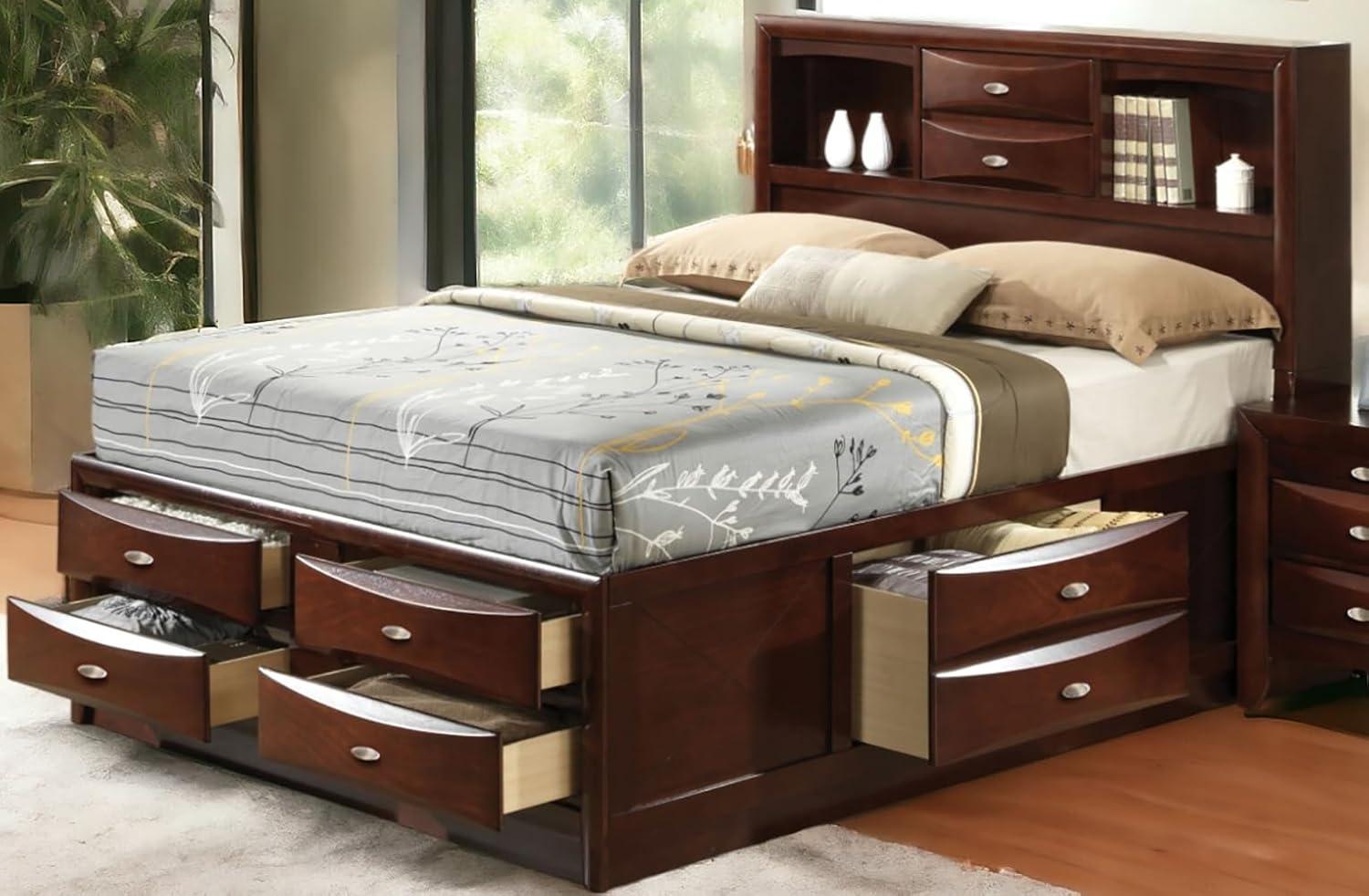 86" Full Bed Ireland Bed Espresso - Acme Furniture