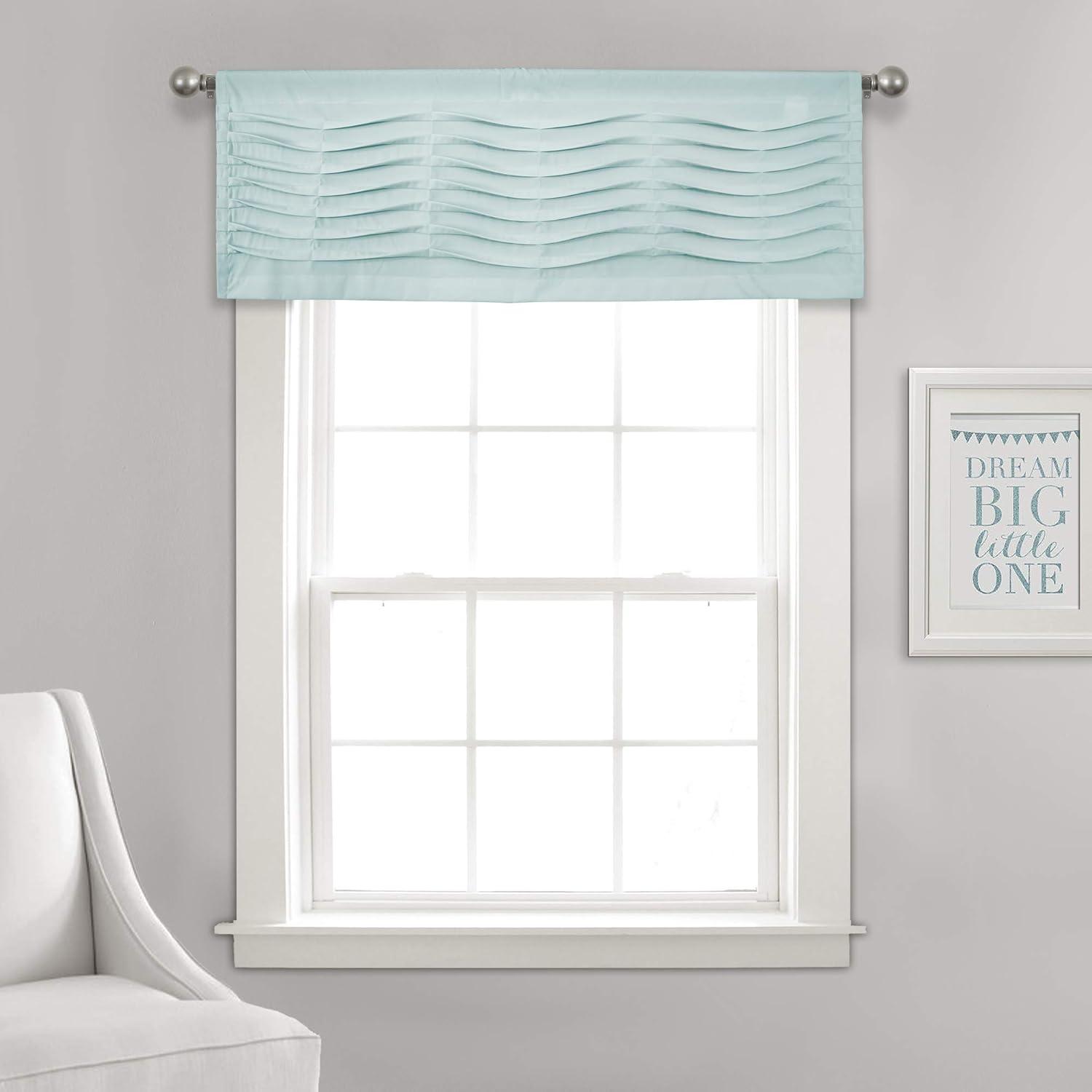 Glorbu Textured 52'' W Window Valance