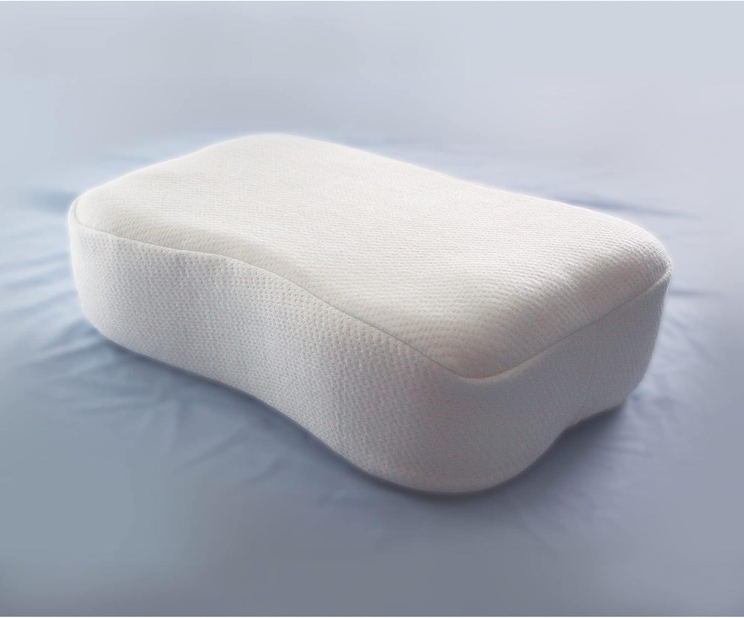 SleepRight Travel Size Side Sleeping Memory Foam Pillow