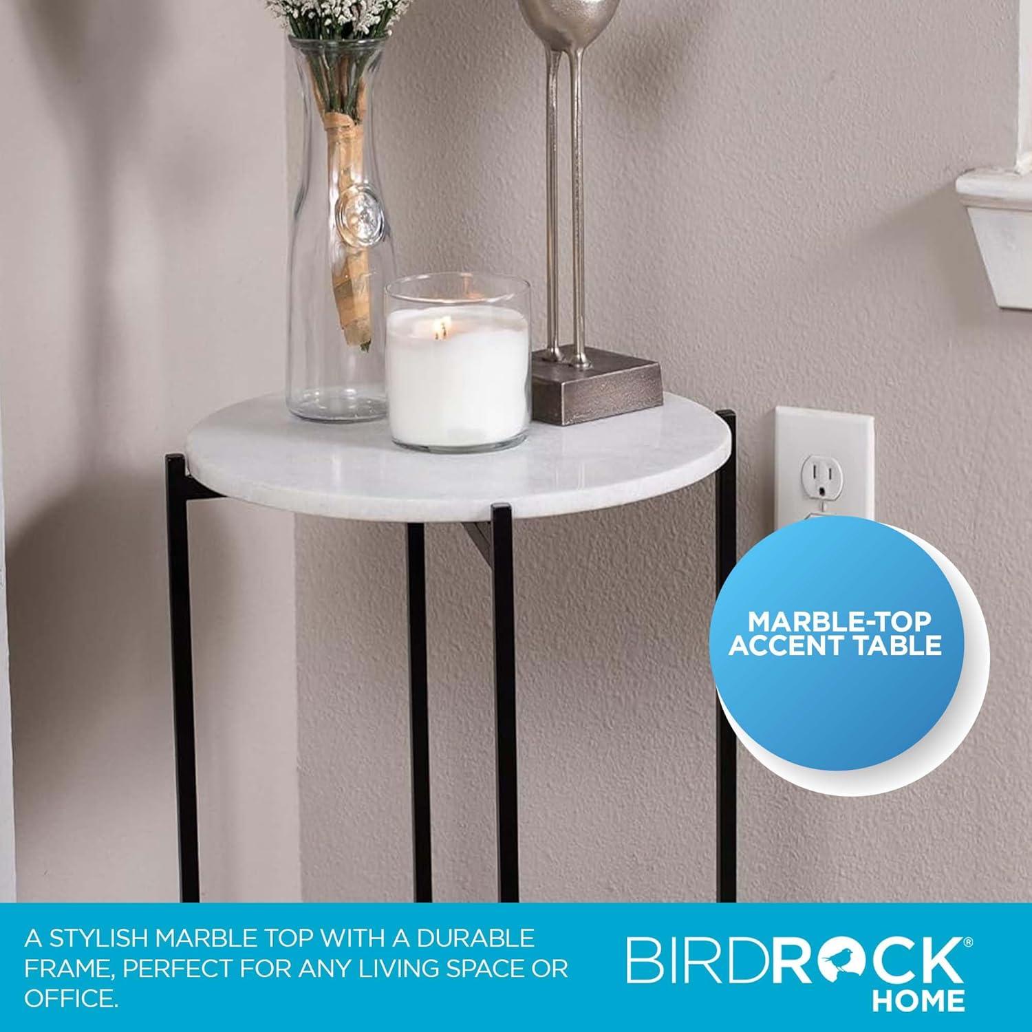 BirdRock Home Marble Tray Top End Table