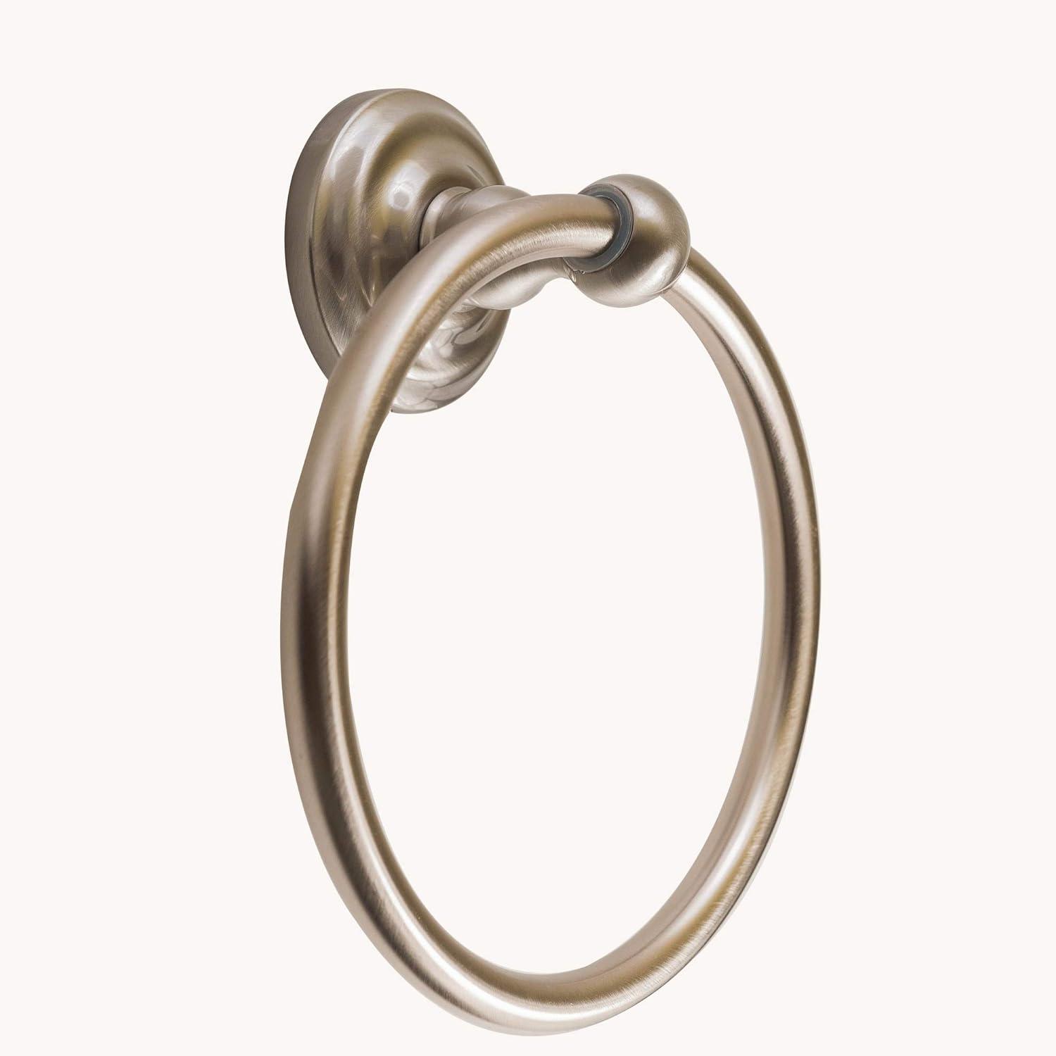 Heavy Duty Bathroom Accessories Set - Wall Mounted 5-Piece Bath Hardware Includes Robe Hook, Toilet Paper Holder, Towel Ring, 18" & 24" Towel Bars - Durable Metal Construction