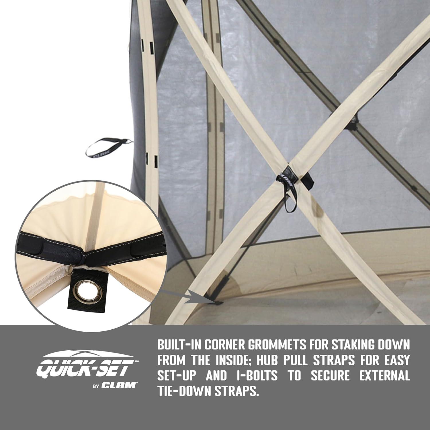 Clam CLAM Quick-Set Portable Outdoor Camping Canopy Shelter