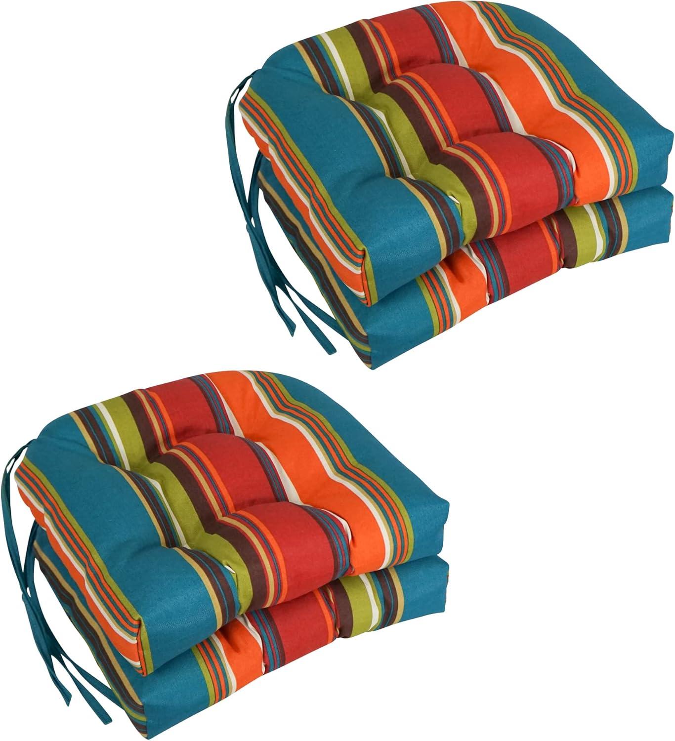 Latitude Run® Outdoor 3.5'' Dining Chair Seat Cushion (Set of 4)