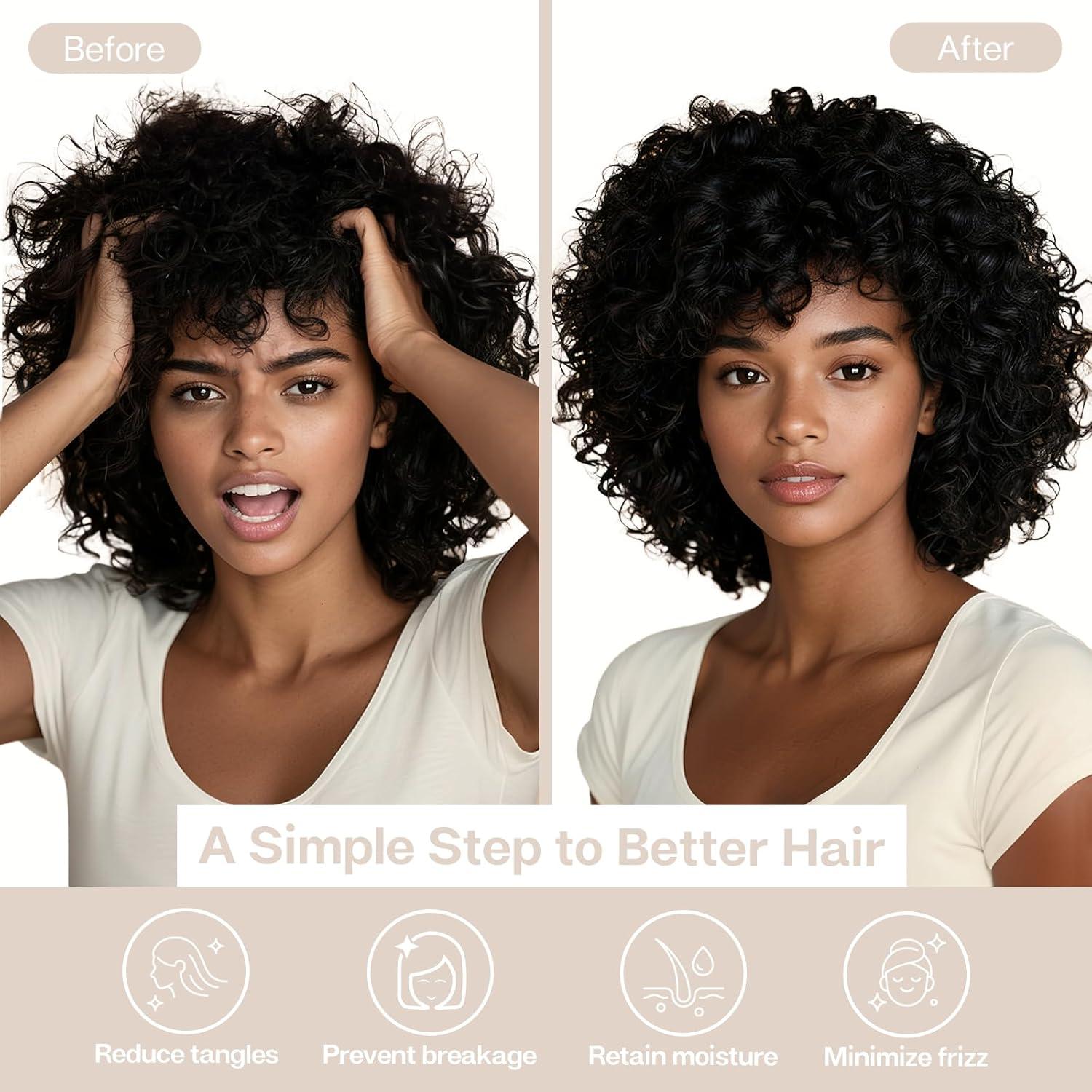 ANMINY Satin Pillowcase Set of 2 Standard Silk Bedding Pillowcases 26" x 20" Pillow Cover, White