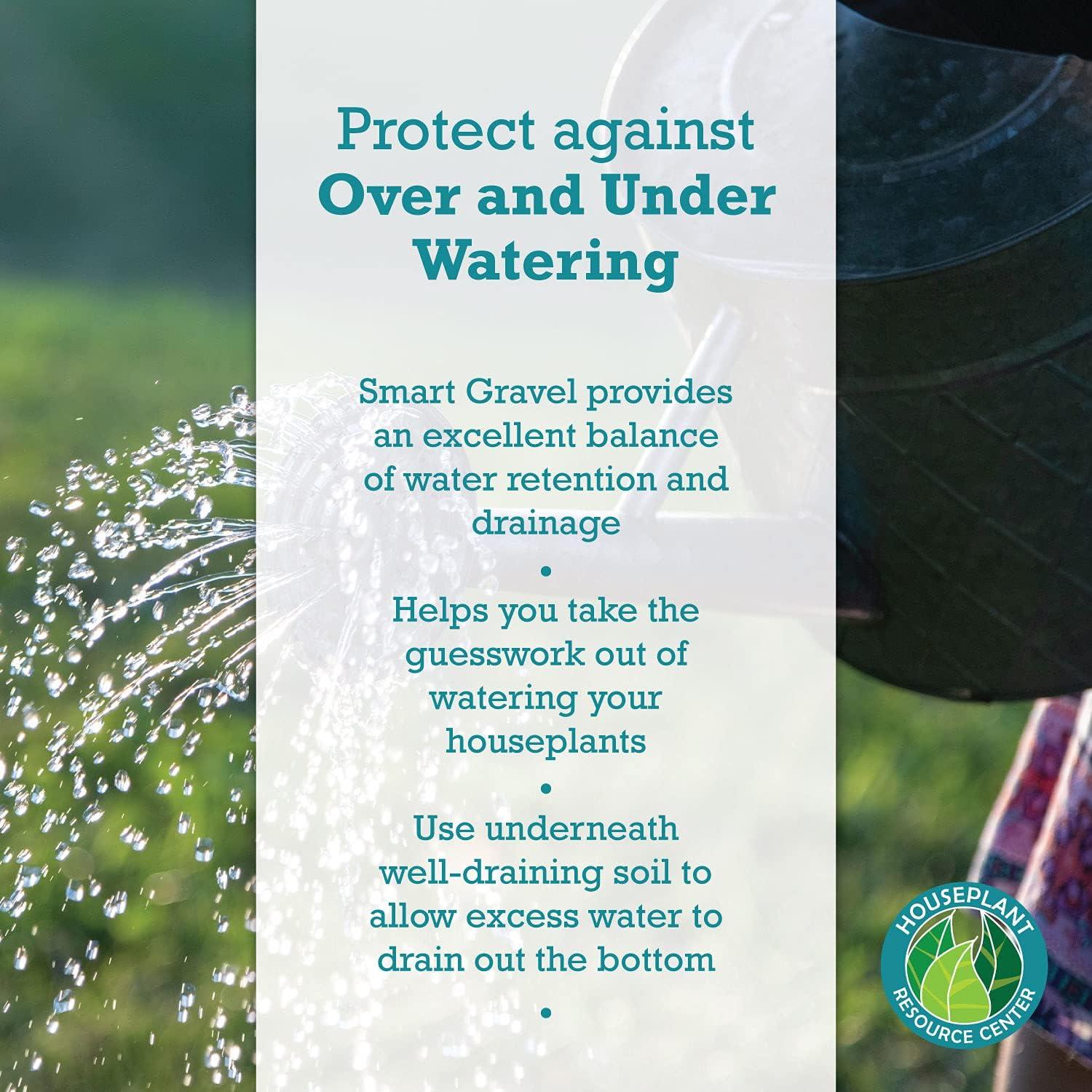 Houseplant Smart Gravel – Eco-Friendly Drainage Rocks for Potted Plants | Enhances Soil Aeration & Prevents Root Rot | Overwatering Solution | Sustainably Made from Recycled Ocean Plastics (32 oz)