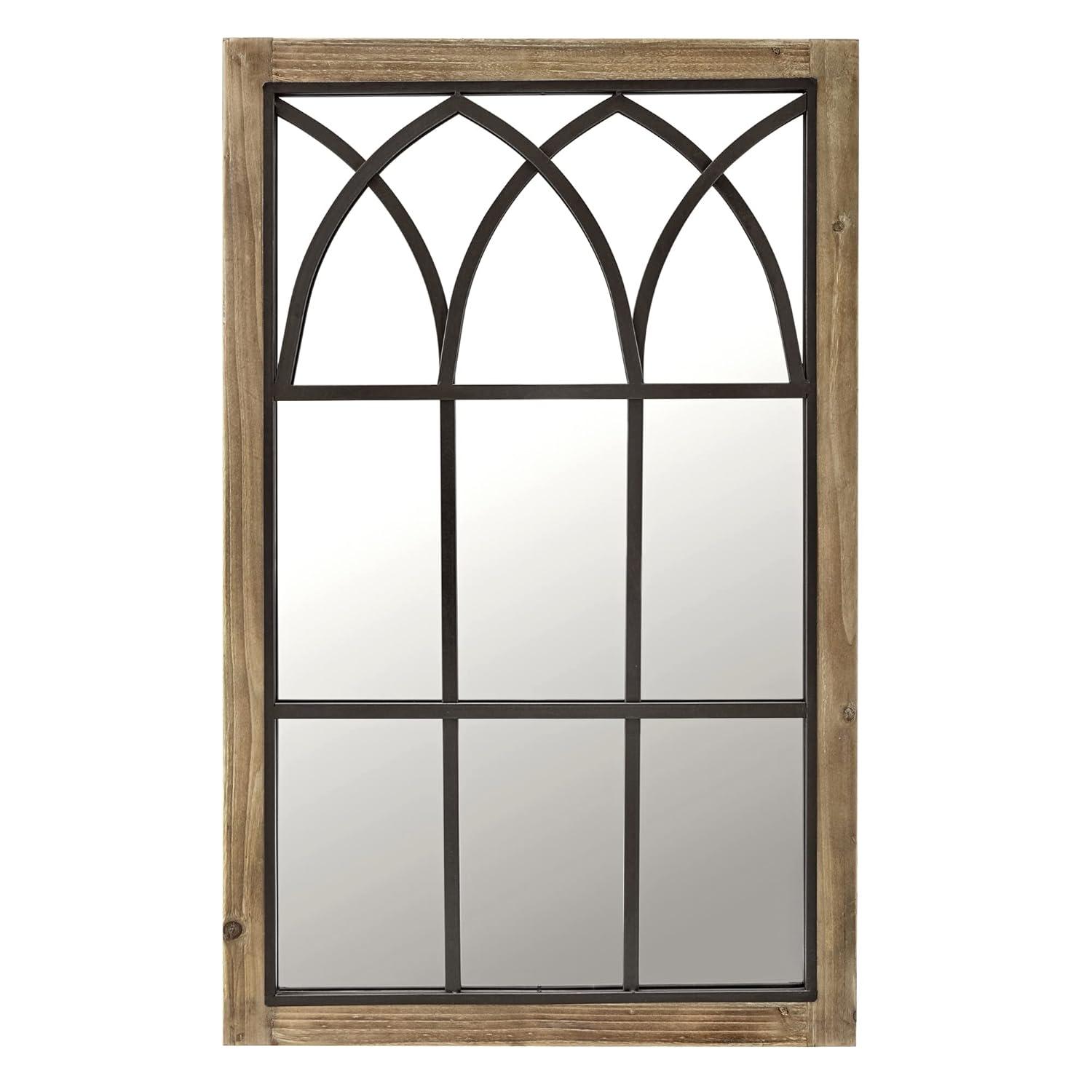 FirsTime & Co. Dark Brown Grandview Arch Wall Mirror, Farmhouse, Rectangular, 23.6 x 1.25 x 37.4 in