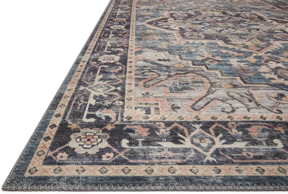 Loloi II Hathaway Printed Oriental Area Rug, Navy, 9'x12'