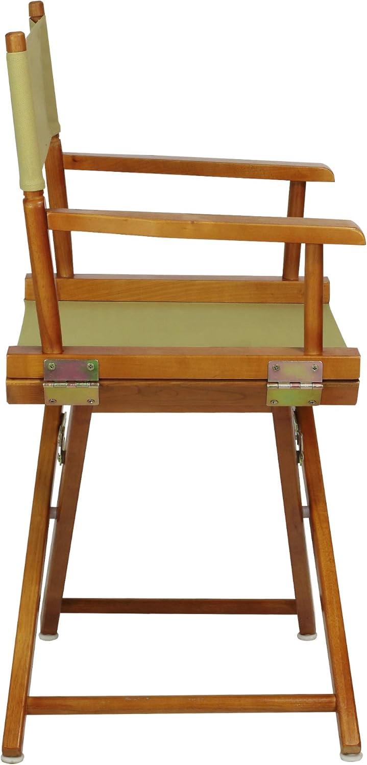 "18" Director's Chair Honey Oak Frame-Olive Canvas"