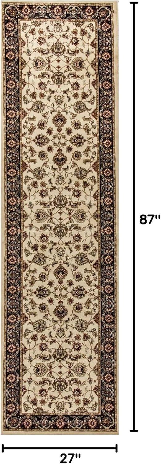 Noble Sarouk Persian Floral Oriental Formal Traditional Area Rug