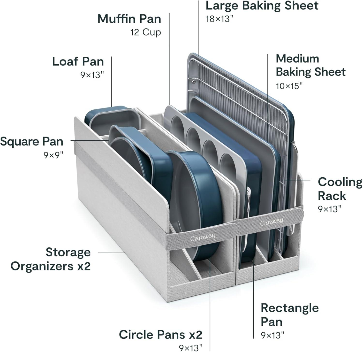 Caraway Non-Stick Ceramic Complete Bakeware Set