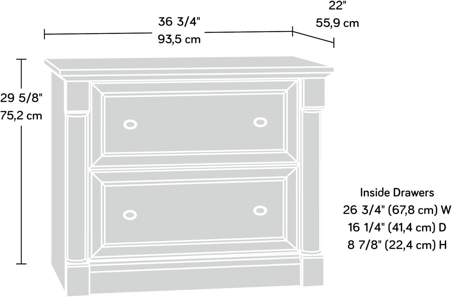 Palladia Lateral File Cabinet - Select Cherry - Sauder