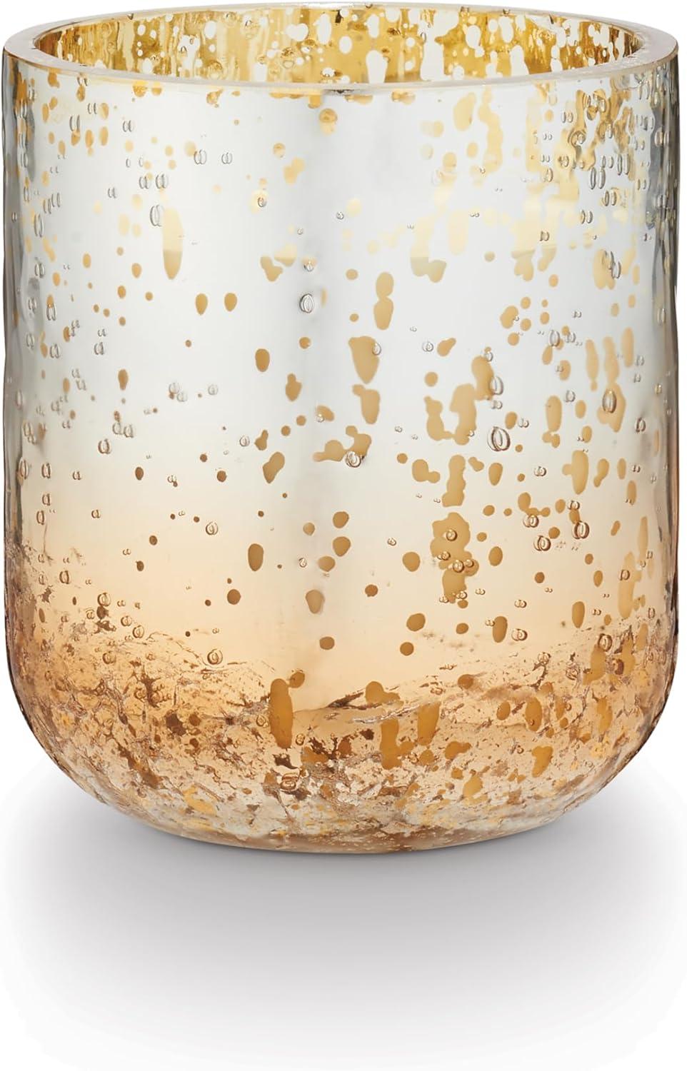 ILLUME Noble Holiday Balsam & Cedar Large Crackle Glass Candle