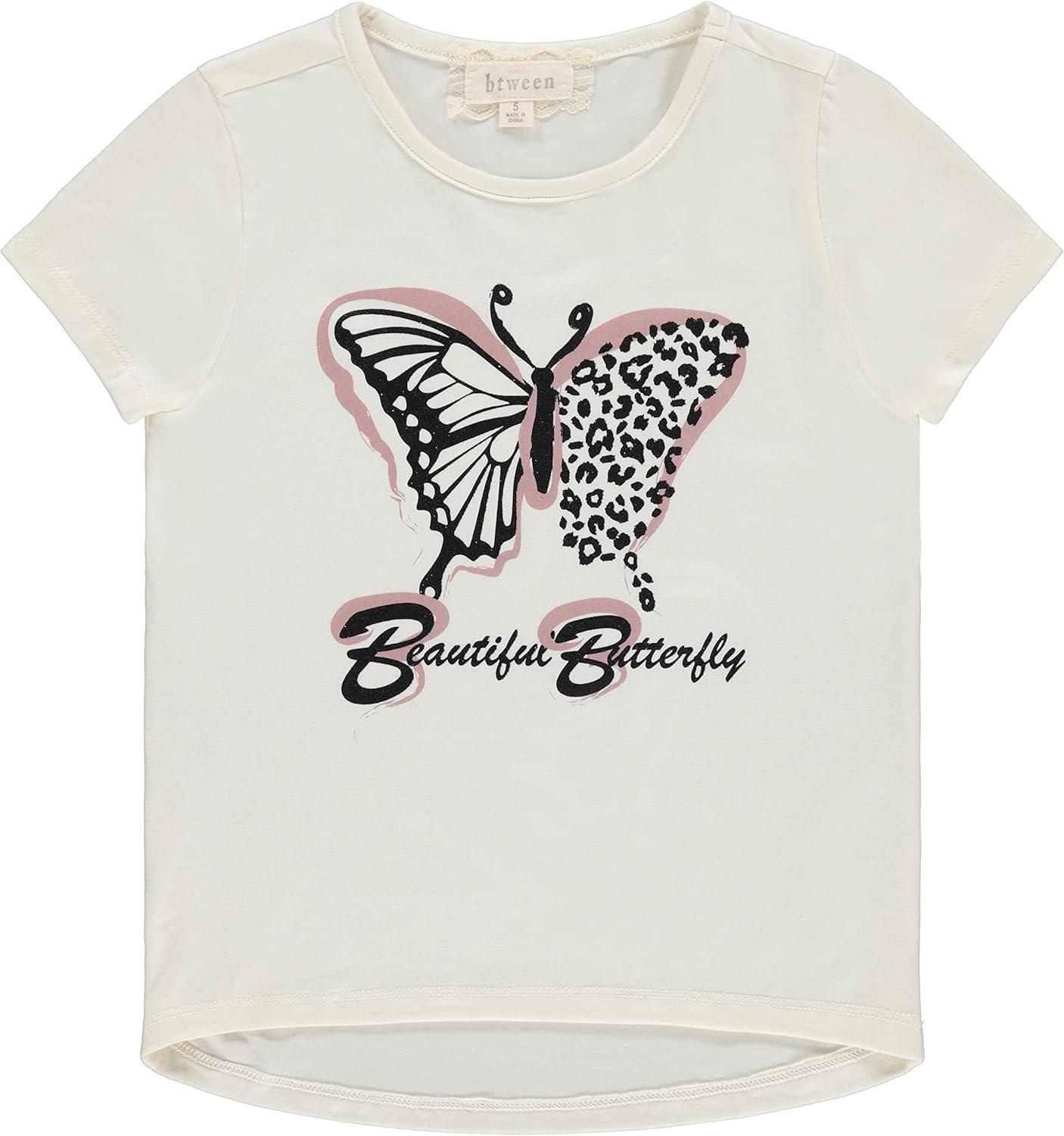 Girls' Pink and Gray Leopard Print Fashion Essentials - 4pc Set