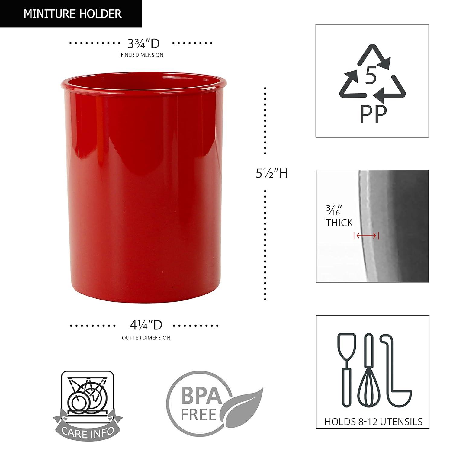 Lwory Multipurpose Utensil/Crock Holders Organize Wide Variety of Sizes of Utensils & Tools, Includes Extra Large, Large, & Miniature