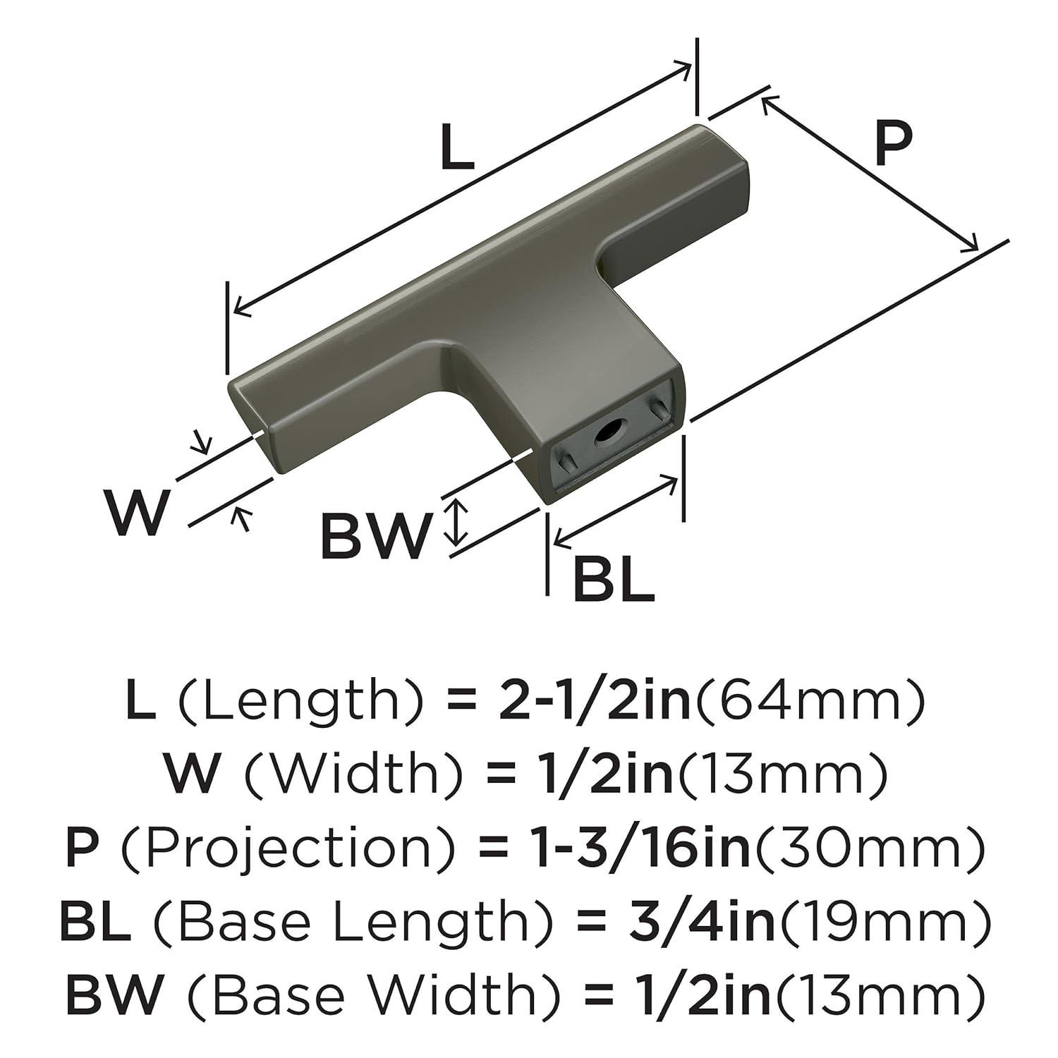 Riva 2 1/2" Length Bar Knob
