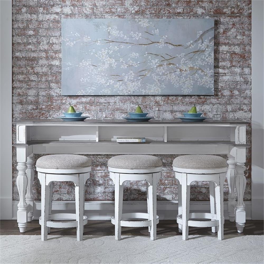 Magnolia Manor 76'' Solid Wood Console Table