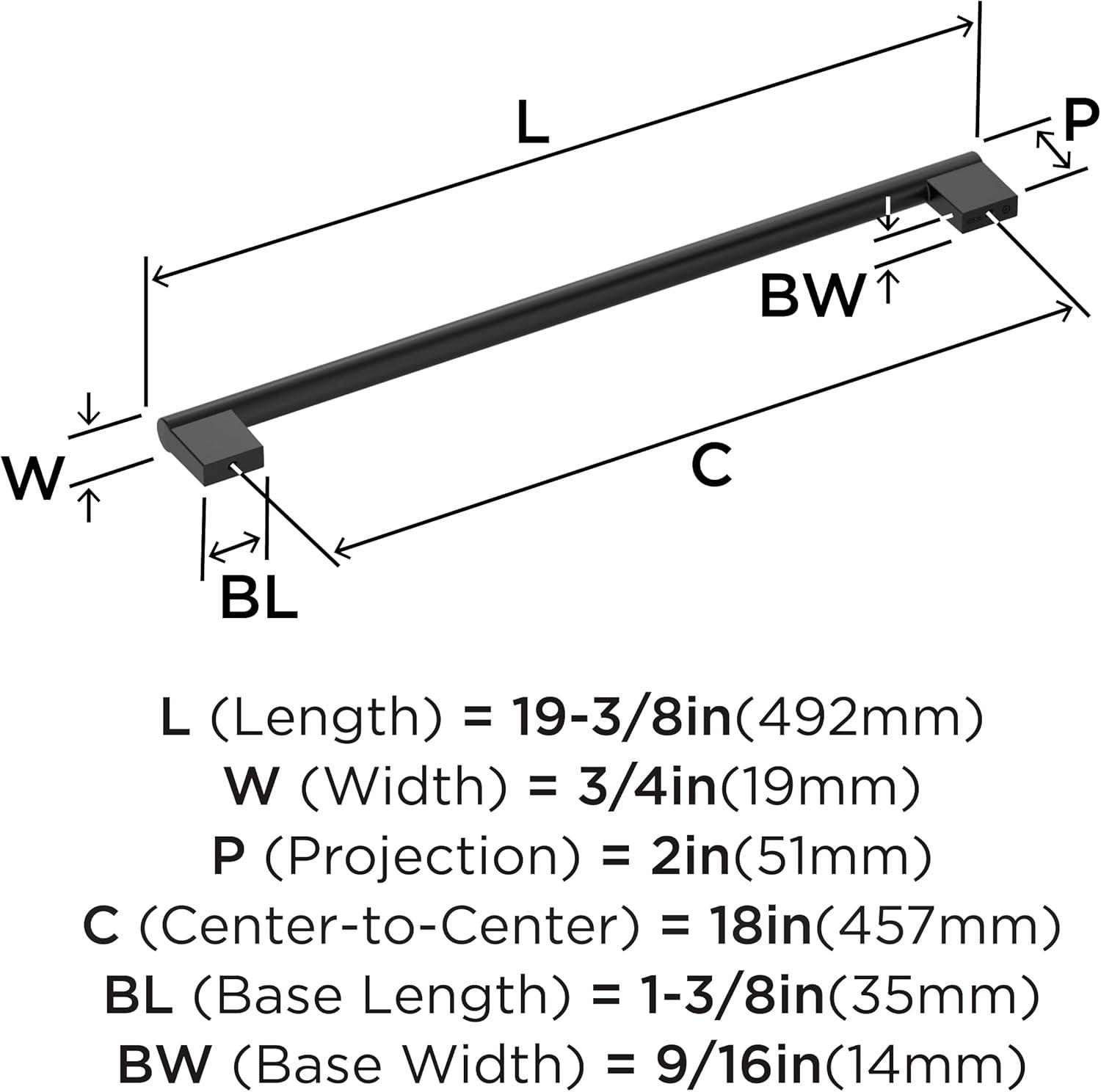 Amerock Versa Appliance Pull