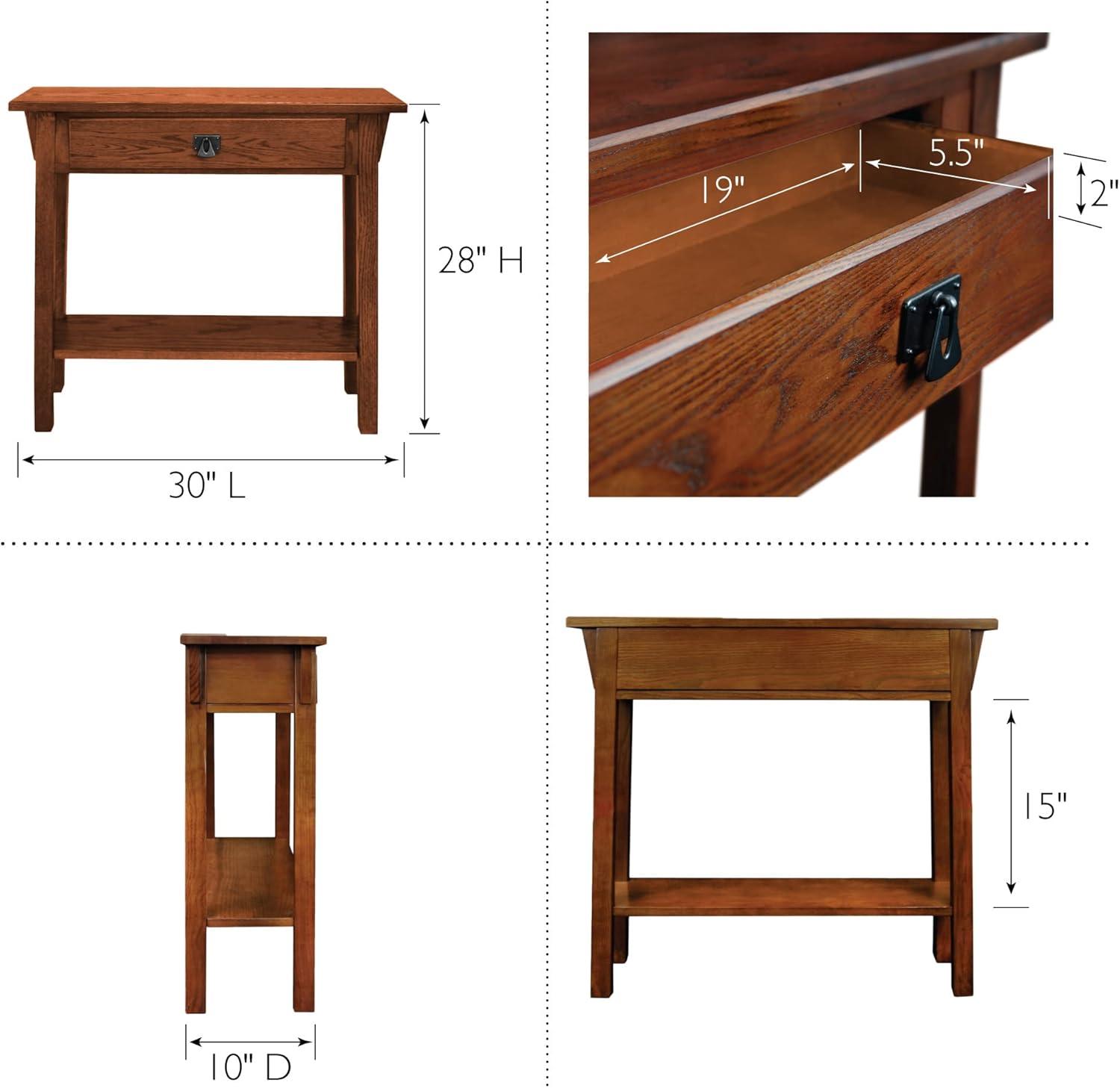 Favorite Finds Mission Hall Stand Russet Finish - Leick Home