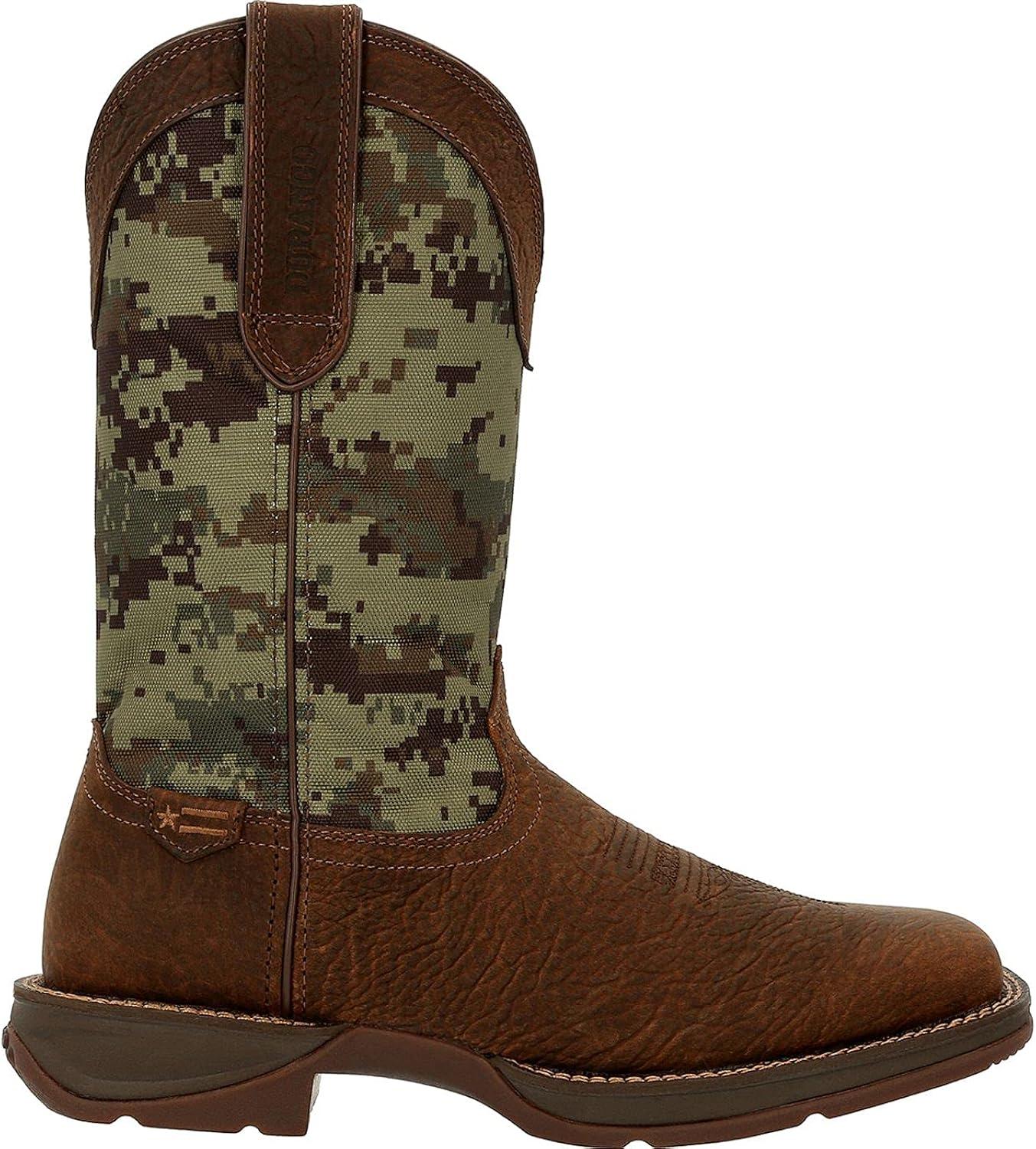 Men's Rebel by Durango Green Digi Camo Western Boot