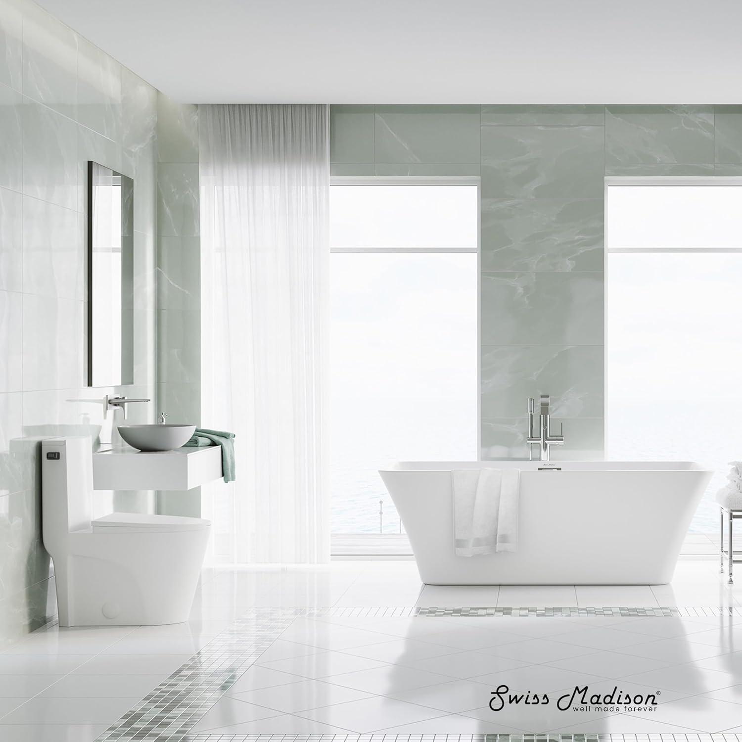 St. Tropez One Piece Elongated Toilet Dual Vortex Flush